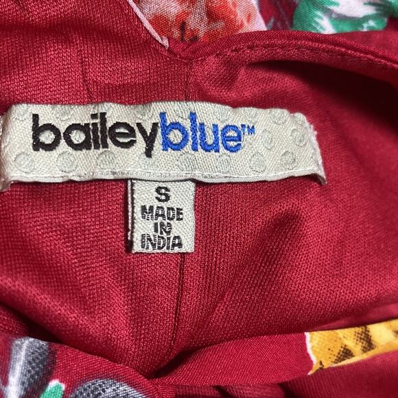 Bailey Blue Floral Sexy Dress Sz Small - Picture 9 of 11